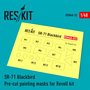 RSM48-0022-SR-71-Blackbird-Pre-cut-painting-masks-for-Revell-kit-1:48-[RES-KIT]