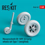 RS48-0349-Messerschmitt-Bf-109F-(G-Early)-wheels-set-Type-1-(weighted)-1:48-[RES-KIT]