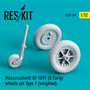 RS32-0349-Messerschmitt-Bf-109F-(G-Early)-wheels-set-Type-1-(weighted)-1:32-[RES-KIT]