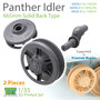 TR35076-3-Panther-Idler-665mm-Solid-Back-Type-(2-pieces)-for-TAMIYA-1:35-[T-Rex-Studio]