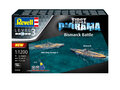 Revell-05668-First-Diorama-Set-Bismarck-Battle-1:1200