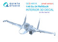 Quinta-Studio-QDS-48018-Su-34-3D-Printed-&amp;-coloured-Interior-on-decal-paper-(for-Kitty-Hawk-kit)-Small-Version-1:48