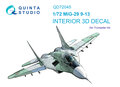 Quinta-Studio-QD72045-MiG-29-9-13-3D-Printed-&amp;-coloured-Interior-on-decal-paper-(for-Trumpeter)-1:72