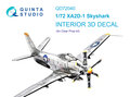 Quinta-Studio-QD72040-XA2D-1-3D-Printed-&amp;-coloured-Interior-on-decal-paper-(for-Clear-Prop-kit)-1:72