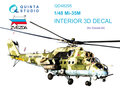 Quinta-Studio-QD48295-Mi-35M-3D-Printed-&amp;-coloured-Interior-on-decal-paper-(for-Zvezda-kit)-1:48