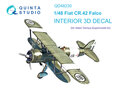 Quinta-Studio-QD48230-Fiat-CR.42-3D-Printed-&amp;-coloured-Interior-on-decal-paper-(for-Italeri-kit)-1:48