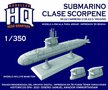 HQ135101-Submarino-Clase-Scorpene-SS-22-Carrera-o-SS-23-o-Higgins-1:350-[HQ-Modeller`s-Head-Quarters]