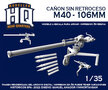 HQ35003-M40-106mm-Canon-Sin-Retroceso-1:35-[HQ-Modeller`s-Head-Quarters]
