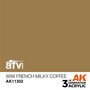 AK11302-WWI-French-Milky-Coffee-Acrylic-17-ml-[AK-Interactive]