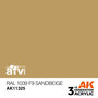 AK11325-RAL-1039-F9-Sandbeige-Acrylic-17-ml-[AK-Interactive]