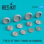 RS72-0385-T-38-(A-B)-Talon-l-wheels-set-(weighted)--1:72-[RES-KIT]