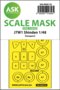 ASK-200-M48125-J7W1-Shinden-one-sided-express-mask-self-adhesive-and-pre-cutted-for-Hasegawa-1:48