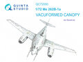 Quinta-Studio-QC72050-Me-262B-1a-vacuumed-clear-canopy-(for-Revell-kit)-1:72