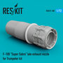 RSU72-0188-F-100-Super-Sabre-late-exhaust-nozzle-for-Trumpeter-kit-1:72-[RES-KIT]
