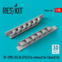 RSU48-0264-Bf-109G-(G2G6G10G14)-exhaust-for-Eduard-kit-(3D-printing)-1:48-[RES-KIT]