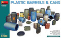 MiniArt-49010-Plastic-Barrels-&amp;-Cans-1:48