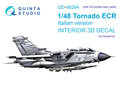 Quinta-Studio-QD+48264-Tornado-ECR-Italian-3D-Printed-&amp;-coloured-Interior-on-decal-paper-(for-Revell)-(with-3D-printed-resin-parts)-1:48