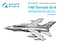 Quinta-Studio-QD+48263-Tornado-GR.4-3D-Printed-&amp;-coloured-Interior-on-decal-paper-(for-Revell-kit)-(with-3D-printed-resin-parts)-1:48