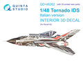 Quinta-Studio-QD+48262-Tornado-IDS-Italian-3D-Printed-&amp;-coloured-Interior-on-decal-paper-(for-Revell-kit)-(with-3D-printed-resin-parts)-1:48