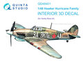 Quinta-Studio-QD48401-Hawker-Hurricane-family-3D-Printed-&amp;-coloured-Interior-on-decal-paper-(for-HobbyBoss-kit)-1:48