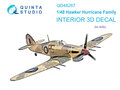 Quinta-Studio-QD48287-Hawker-Hurricane-family-3D-Printed-&amp;-coloured-Interior-on-decal-paper-(for-Airfix-kit)-1:48