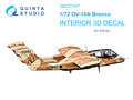 Quinta-Studio-QD72107-OV-10A-Bronco-3D-Printed-&amp;-coloured-Interior-on-decal-paper-(for-ICM-kit)-1:72