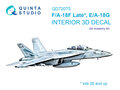 Quinta-Studio-QD72075-F-A-18F-Late-E-A-18G-3D-Printed-&amp;-coloured-Interior-on-decal-paper-(for-Academy-kit)-1:72