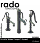 RDM35S09-30-40s-Water-Pumps-(3-types)-1:35-[RADO-Miniatures]