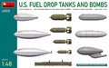 MiniArt-49015-U.S.-Fuel-Drop-Tanks-And-Bombs-1:48