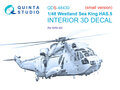 Quinta-Studio-QDS-48430-Westland-Sea-King-HAS.5-3D-Printed-&amp;-coloured-Interior-on-decal-paper-(for-Airfix-kit)-Small-Version-1:48