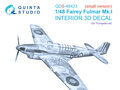 Quinta-Studio-QDS-48423-Fairey-Fulmar-Mk.I-3D-Printed-&amp;-coloured-Interior-on-decal-paper-(for-Trumpeter-kit)-Small-Version-1:48
