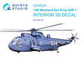 Quinta-Studio-QD48429-Westland-Sea-King-HAS.1-3D-Printed-&amp;-coloured-Interior-on-decal-paper-(for-Airfix-kit)-1:48