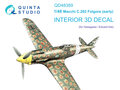 Quinta-Studio-QD48389-Macchi-C.202-Folgore-Early-3D-Printed-&amp;-coloured-Interior-on-decal-paper-(for-Hasegawa-Eduard-kit)-1:48