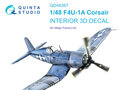 Quinta-Studio-QD48367-F4U-1A-3D-Printed-&amp;-coloured-Interior-on-decal-paper-(for-Magic-Factory-kit)-1:48