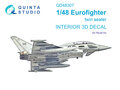 Quinta-Studio-QD48307-Eurofighter-twin-seater-3D-Printed-&amp;-coloured-Interior-on-decal-paper-(for-Revell-kit)-1:48