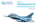Quinta-Studio-QD48012-Mitsubishi-F-2A-3D-Printed-&amp;-coloured-Interior-on-decal-paper-(for-Hasegawa-kit)-1:48