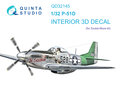 Quinta-Studio-QD32145-P-51D-Mustang-3D-Printed-&amp;-coloured-Interior-on-decal-paper-(for-Zoukei-Mura-SWS-kit)-1:32