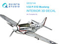 Quinta-Studio-QD32144-P-51D-Mustang-3D-Printed-&amp;-coloured-Interior-on-decal-paper-(for-Trumpeter-kit)-1:32