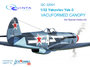 Quinta Studio QC32001 - Yak-3 vacuformed clear canopy, open & close position (for Special Hobby kit) - 1:32_