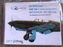 Quinta Studio QD48002-Dash - Yak-1 (early production) 3D-Printed & coloured dashboard on decal paper (for SF and Modelsvit kit) - 1:48_