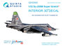 Quinta Studio QD32002 - Su-25SM 3D-Printed & coloured Interior on decal paper (for Trumpeter kit) - 1:32_