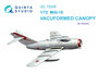 Quinta Studio QC72026 - MiG-15 vacuformed clear canopy (for Eduard kit) - 1:72_