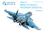 Quinta Studio QD48172 - Su-33 3D-Printed & coloured Interior on decal paper (for Kinetic kit) - 1:48_