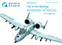 Quinta Studio QD32073 - A-10C 3D-Printed & coloured Interior on decal paper (for Trumpeter kit) - 1:32_