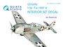 Quinta Studio QD32062 - Fw 190F-8 3D-Printed & coloured Interior on decal paper (for Revell  kit) - 1:32_