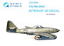 Quinta Studio QD32069 - Me 262A 3D-Printed & coloured Interior on decal paper (for Revell kit) - 1:32_