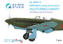 Quinta Studio QC48002-S - Yak-1 (early production) vacuformed clear canopy, 1 pcs, (for SF or Modelsvit kit) - 1:48_
